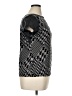 Worthington Houndstooth Black Short Sleeve Top Size XL - photo 4