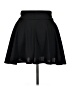 Unbranded Solid Black Casual Skirt Size 1X - photo 2