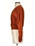 SELF E 100% Rayon Brown Long Sleeve Blouse Size XS - photo 5
