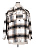 No Boundaries 100% Recycled Polyester Plaid Ivory Coat Size XXL - photo 1
