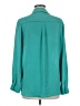 Bellatrix 100% Polyester Teal Long Sleeve Blouse Size M - photo 2