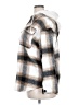 No Boundaries 100% Recycled Polyester Plaid Ivory Coat Size XXL - photo 5