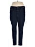 Anne Klein Solid Blue Jeans Size 18 - photo 1