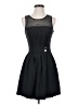 Bebe Solid Black Cocktail Dress Size 0 - photo 1