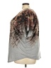 Leebe Animal Print Gray Short Sleeve Top Size 3X - photo 5