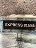 Express Jeans Floral Blue Denim Shorts Size 8 - photo 3