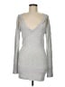 Cache Silver Pullover Sweater Size M - photo 1