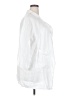 Couleur Lin 100% Linen White 3/4 Sleeve Button-Down Shirt Size EU 50 / US 18-20 - photo 4