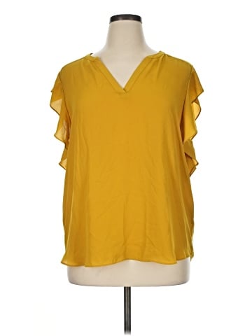 Banana Republic Factory Store Short Sleeve Blouse (view 1)