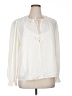 Ann Taylor LOFT Ivory Long Sleeve Blouse Size XL - photo 1
