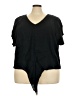 Ava & Viv Black Short Sleeve Top Size 3X - photo 1
