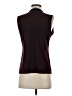 Life Style Argyle Red Sleeveless Blouse Size S - photo 2