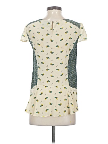 Maeve Short Sleeve Silk Top (view 2)