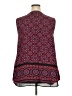 Daniel Rainn 100% Polyester Burgundy Sleeveless Blouse Size 2X - photo 2