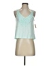 Mudd 100% Cotton Teal Sleeveless Top Size XS - photo 1