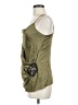 Core 10 Green Sleeveless Silk Top Size 6 - photo 5