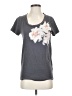 J.Crew 100% Cotton Gray Short Sleeve Top Size 00 - photo 1