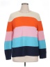 Ann Taylor LOFT Color Block Orange Pullover Sweater Size XL - photo 1