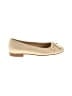 Tahari 100% Leather Ivory Flats Size 9 - photo 1