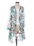 Tommy Bahama 100% Polyester Green Kimono Size S - photo 1