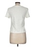Eri + Ali 100% Cotton Ivory Short Sleeve Top Size M - photo 2