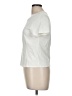 Eri + Ali 100% Cotton Ivory Short Sleeve Top Size M - photo 5