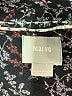 Maeve 100% Rayon Floral Black Long Sleeve Blouse Size 6 - photo 7