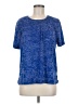 Cathy Daniels Blue Short Sleeve Top Size M - photo 1