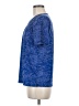 Cathy Daniels Blue Short Sleeve Top Size M - photo 5
