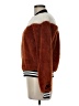 Nike 100% Polyester Color Block Brown Faux Fur Jacket Size M - photo 5