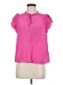 Vineyard Vines Pink Short Sleeve Blouse Size M - photo 1