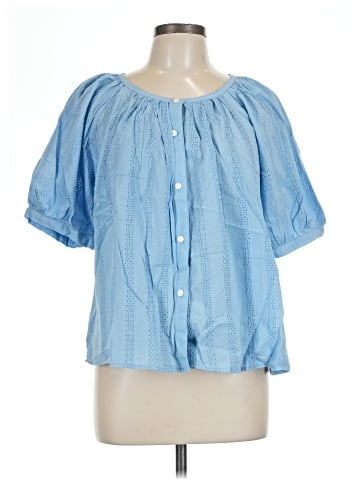 Karen Kane Short Sleeve Blouse (view 1)