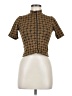 Out From Under Brown Short Sleeve Blouse Size M - photo 1