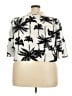 Assorted Brands Ivory Short Sleeve Blouse Size XXL - photo 2