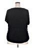 SJS Black Short Sleeve Top Size 3X - photo 2