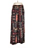 Desigual 100% Lyocell Paisley Red Black Casual Pants Size 4 - photo 1