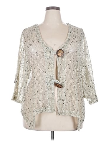 Nina Leonard Cardigan (view 1)