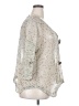 Nina Leonard Silver Cardigan Size 3X - photo 4