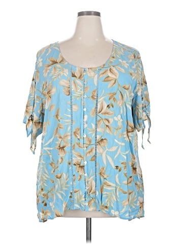Weekend Suzanne Betro Short Sleeve Blouse (view 1)