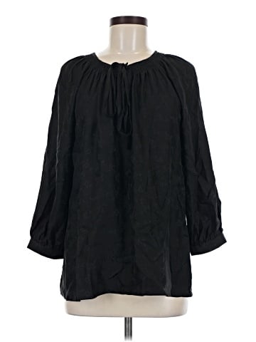 Margaret O'Leary 3/4 Sleeve Silk Top (view 1)