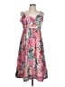 J.Crew Tropical Pink Cocktail Dress Size 12 - photo 1