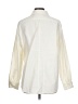Lands' End 100% Baumwolle Color Block Ivory Long Sleeve Blouse Size L - photo 2