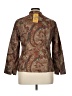 Coldwater Creek 100% Polyester Paisley Brown Blazer Size 14 (petite) - photo 2