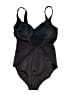 Speedo Solid Black One Piece Swimsuit Size 12 - photo 2