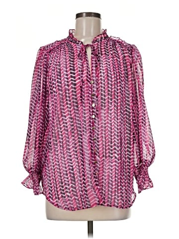 DKNY Long Sleeve Blouse (view 1)