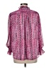 DKNY Chevron-herringbone Pink Long Sleeve Blouse Size M - photo 2