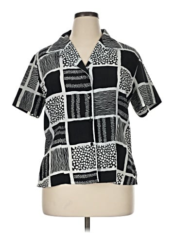 Christie & Jill Short Sleeve Blouse (view 1)