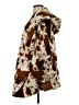 Katydid Collection 100% Polyester Tie-dye Brown Faux Fur Jacket Size 0 - photo 5