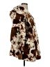Katydid Collection 100% Polyester Tie-dye Brown Faux Fur Jacket Size 0 - photo 4