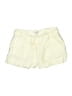 Bebe 100% Linen Solid Yellow Shorts Size 8 - photo 1